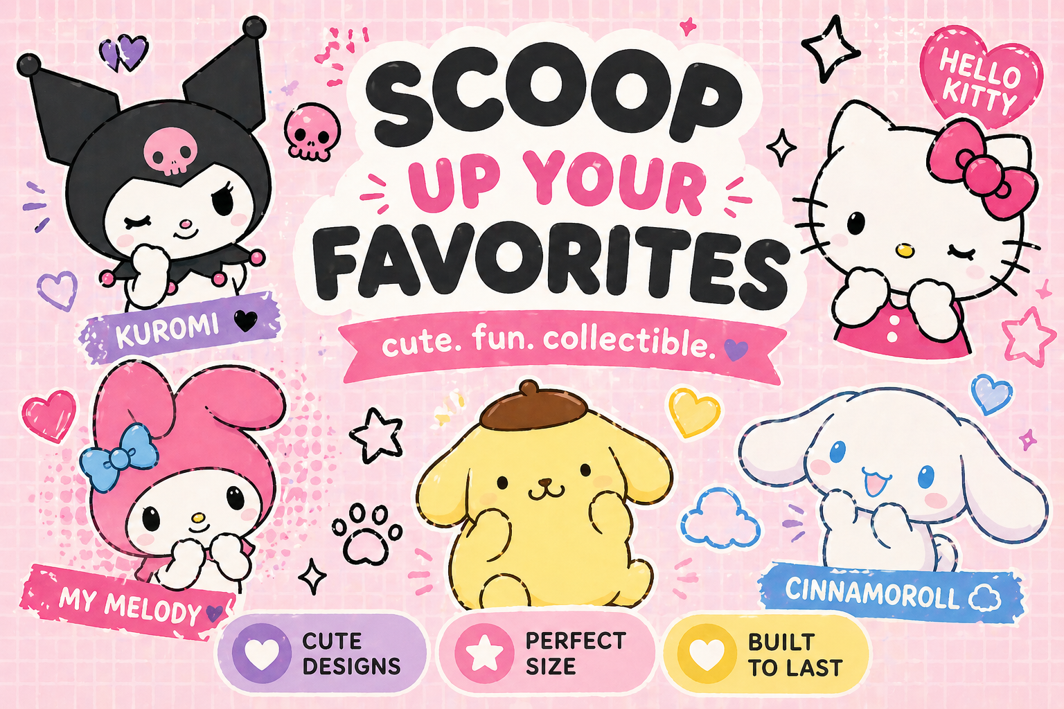 Cute Character Scoops